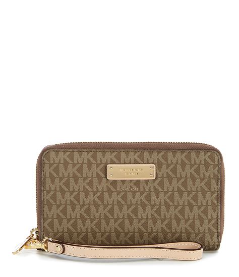 michael kors jet set wallet mocha|bolso Michael Kors jet set.